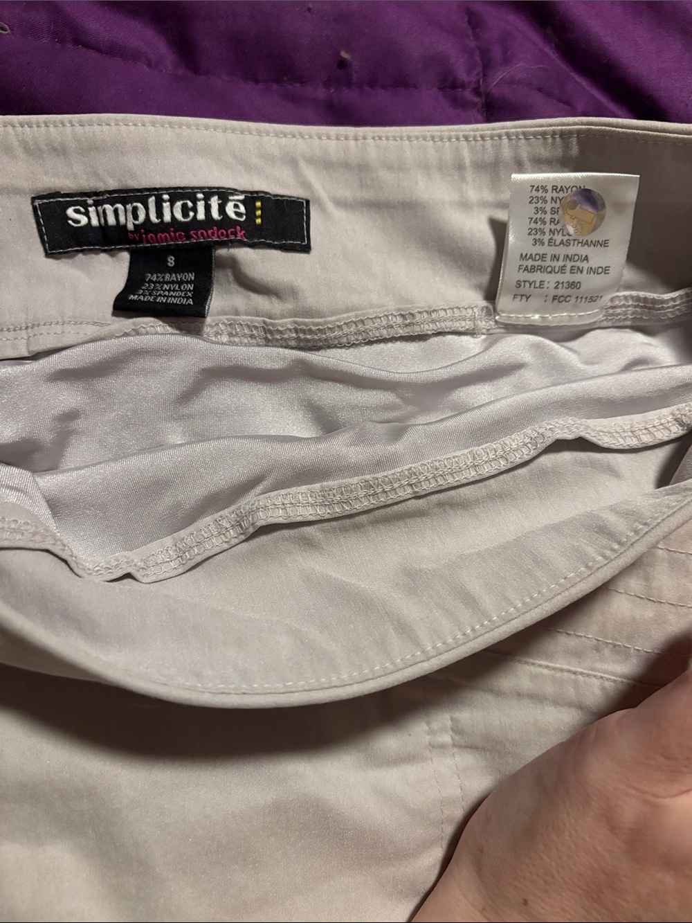 jamie sadock Cream Mini Skirt - Picture 2 of 6